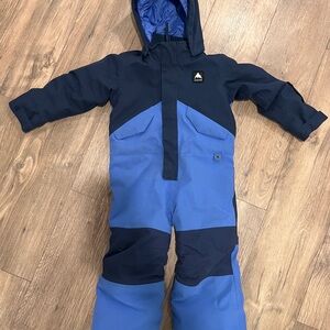 Burton Black and Blue Hooded Snowsuit